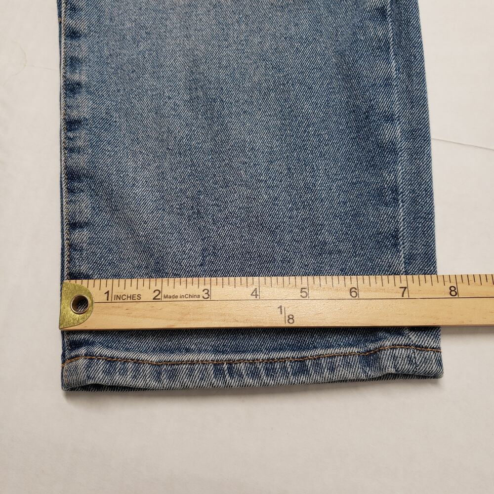 No Boundaries Jeans Womens 21 Blue Medium Wash Distressed Thrashed High Rise - Picture 11 of 16
